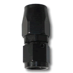 136 Reusable -06 Straight Black Hose End
