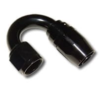 136 Reusable -06 180 Degree Black Hose End