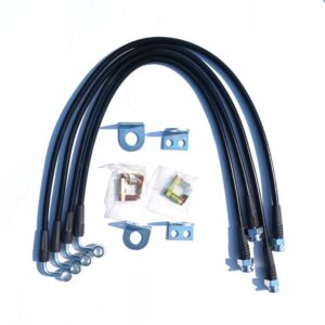 JK-Jeep Wrangler-Brake Line Kit-Black