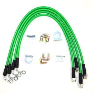 JK-Jeep Wrangler-Brake Line Kit-Lime Green