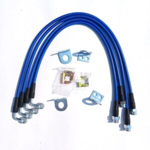 JK-Jeep Wrangler-Brake Line Kit-Blue