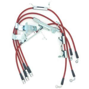 JL-Jeep Wrangler-Brake Line Kit-Red