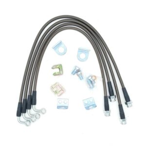 JK-Jeep Wrangler-Brake Line Kit-Carbon