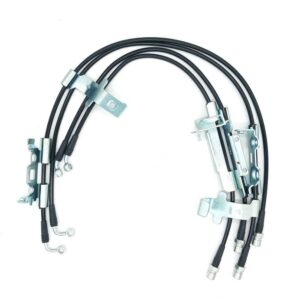 JL-Jeep Wrangler-Brake Line Kit-Black